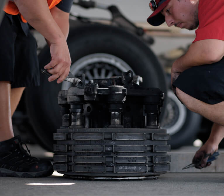Kalitta Air brake maintenance
