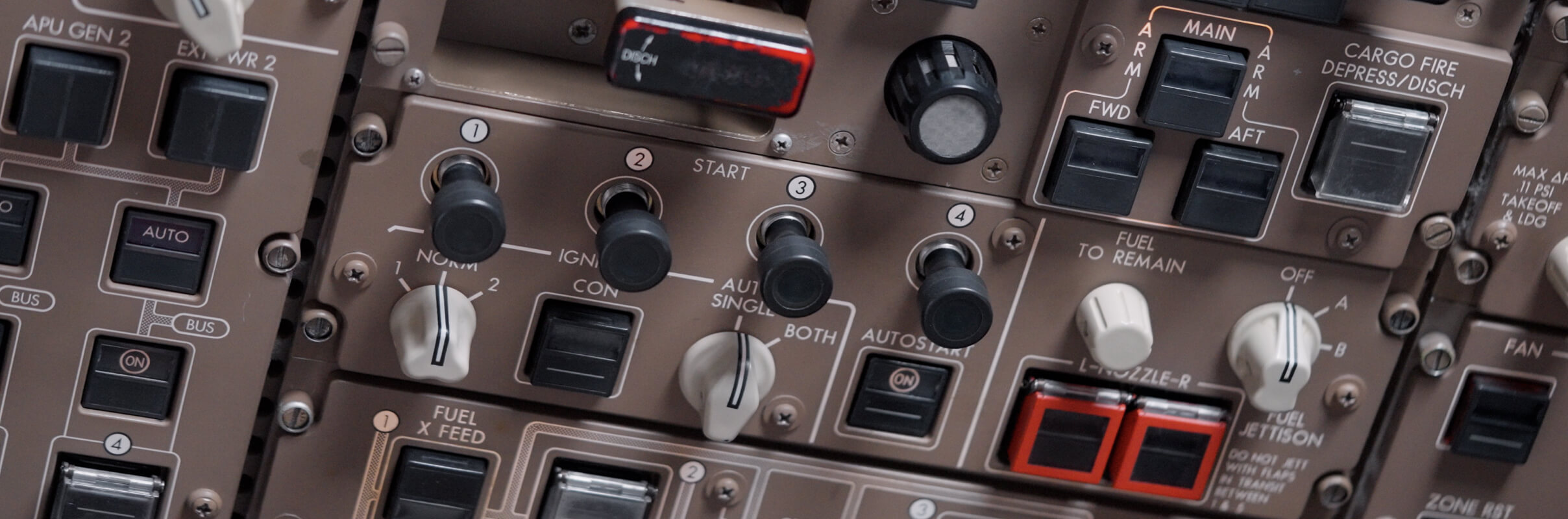 Airplane cockpit