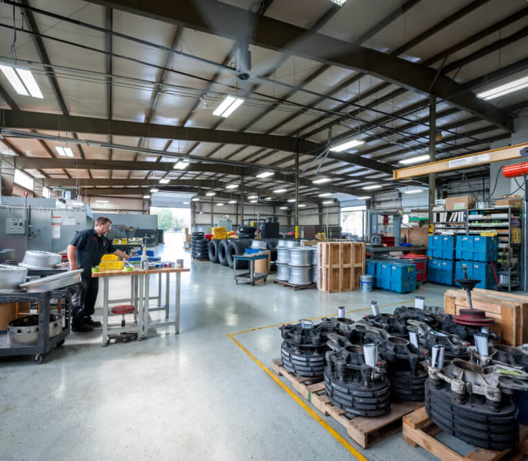 Kalitta Air Tire and Brake shop