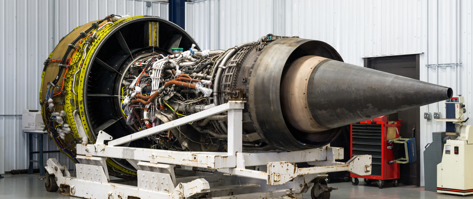 Kalitta Air Power Plant Services engine ready for maintenance