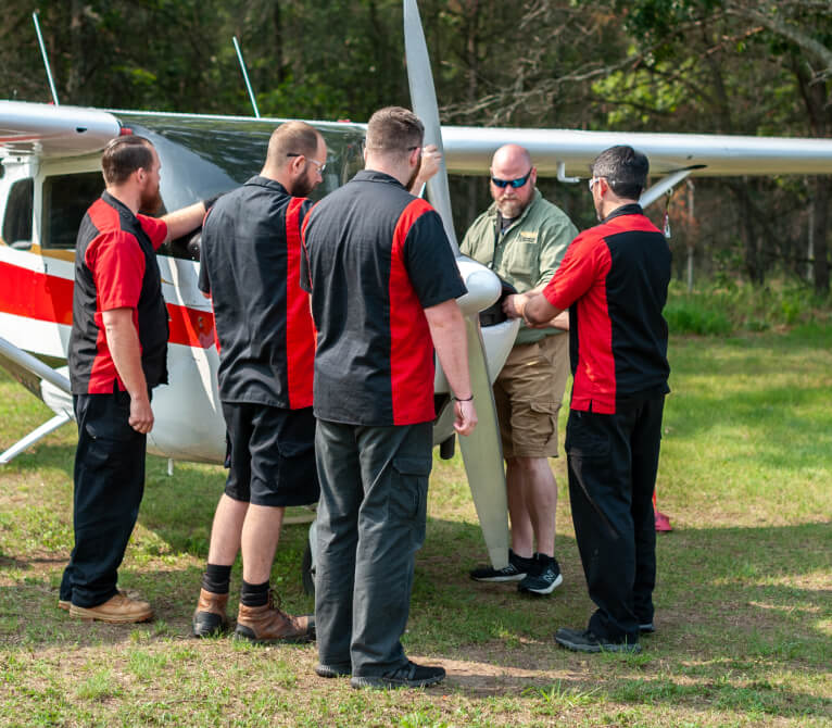 Kalitta Air training plane