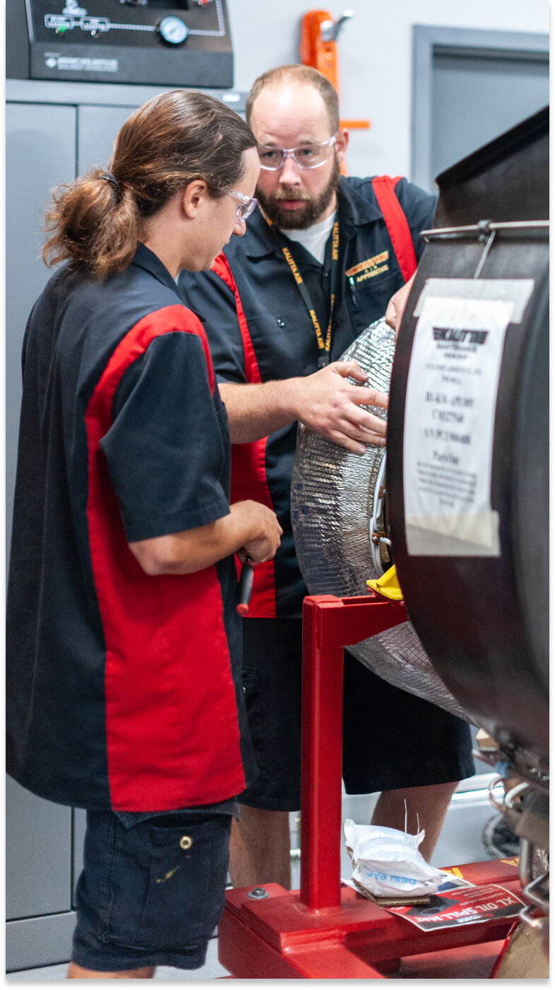 Kalitta Air Line Training Center employees working together
