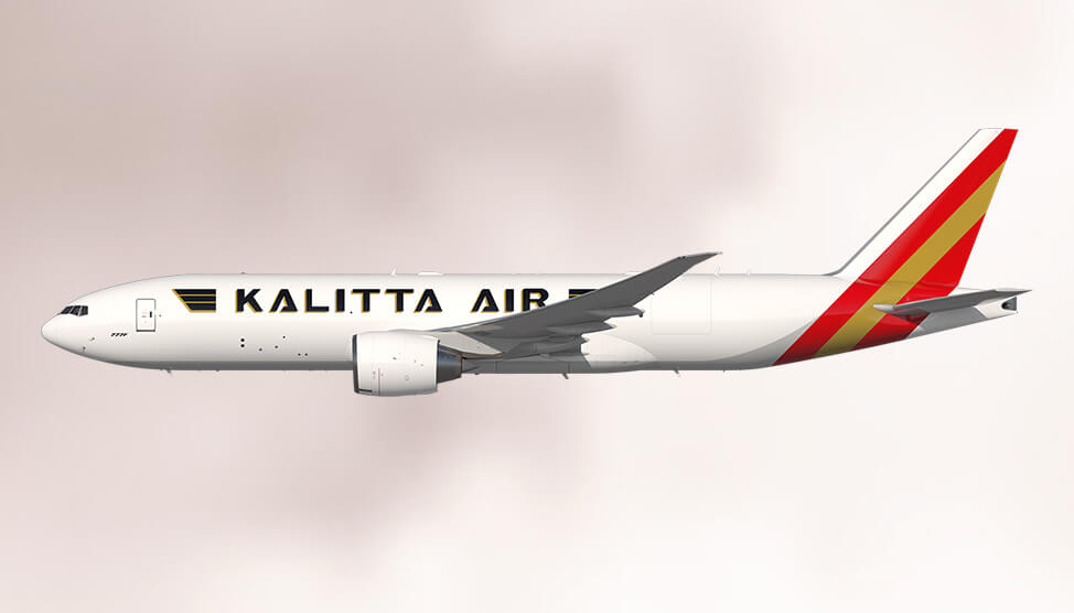 Kalitta Air 777 plane