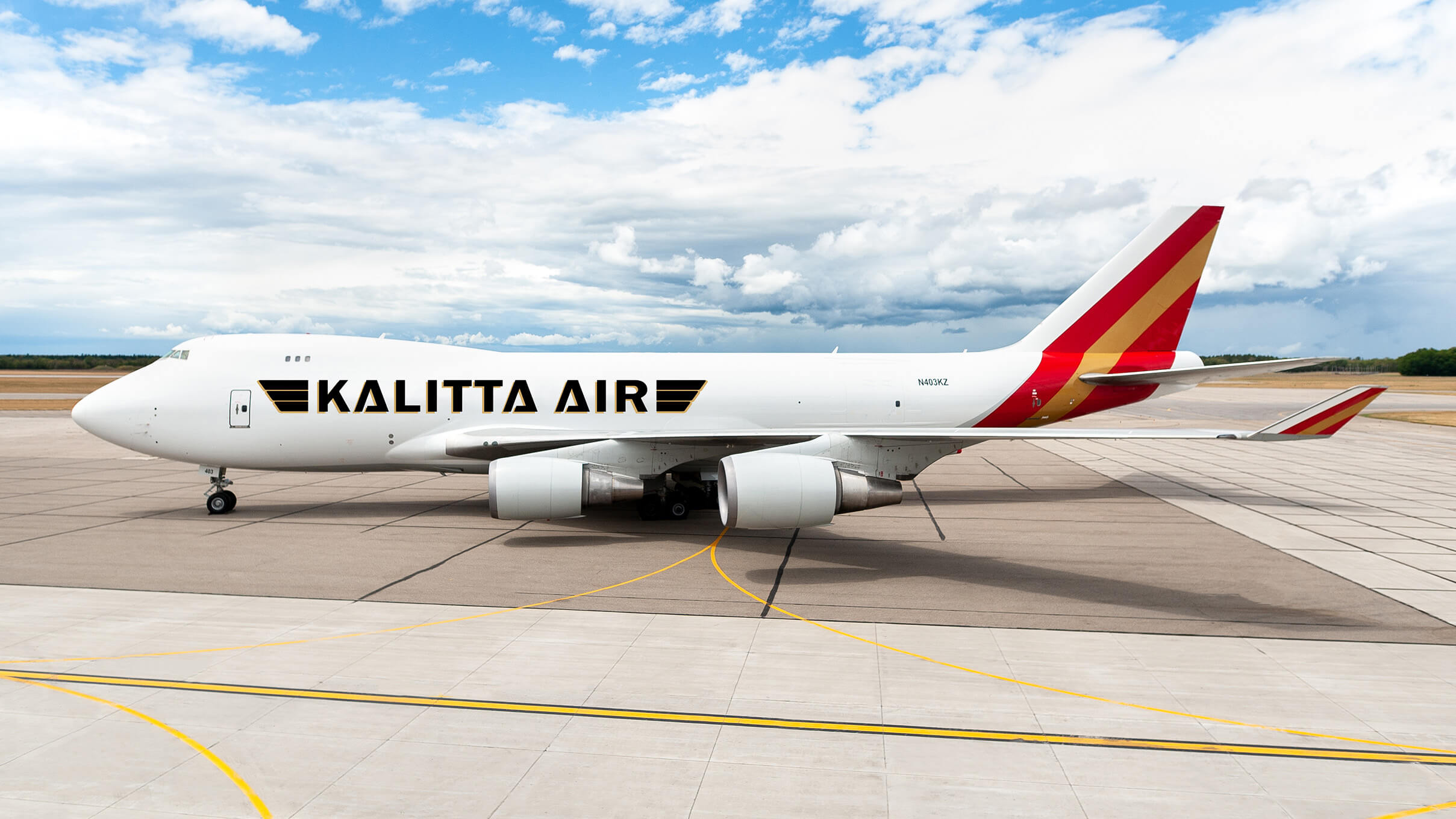 Side profile of a Kalitta Air 747