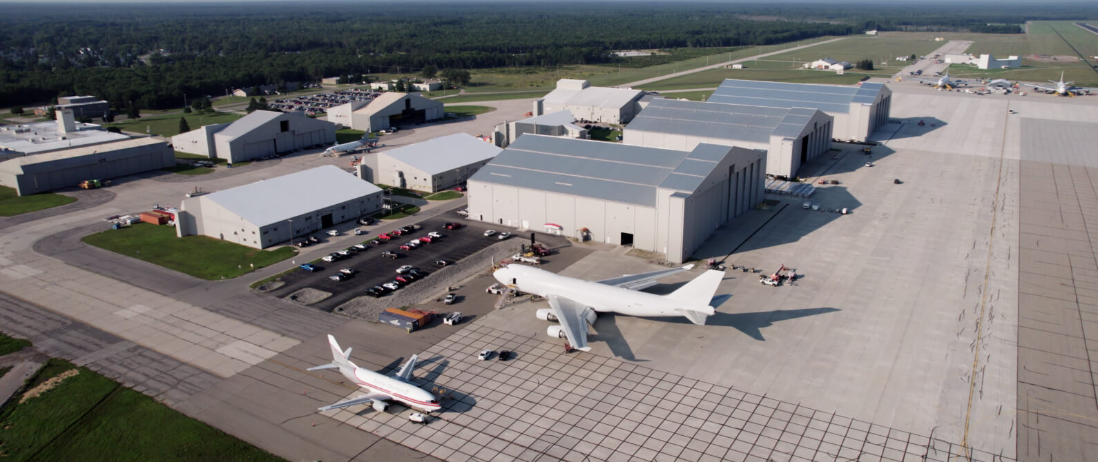 Kalitta Air facility in Oscoda, Michigan.